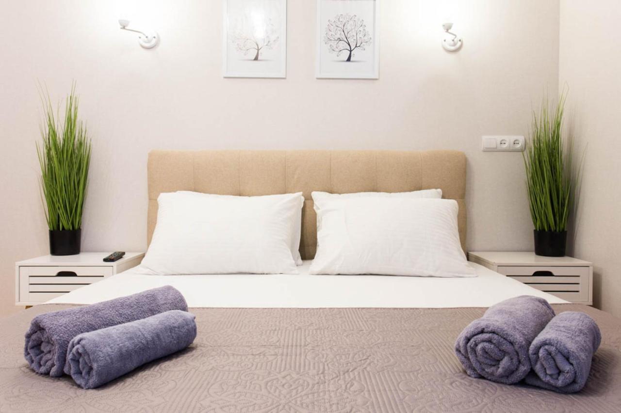 Apartment In The City Center - Gimnasiyna Naberezhna 24A-1 哈尔科夫 外观 照片